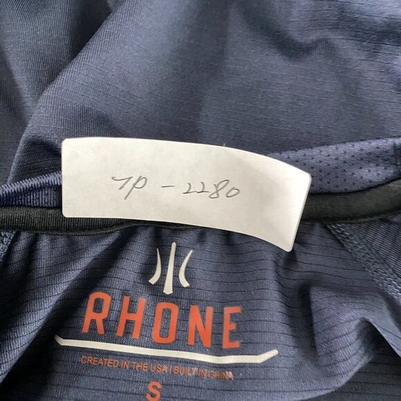 Rhone T-Shirt Tee Small Men's Health Blue Short Sleeve Crewneck TP-2280 - Picture 2 of 9